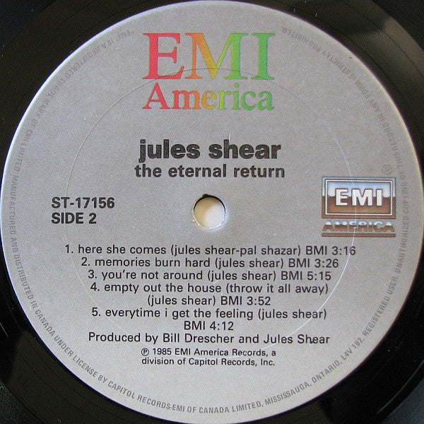 Jules Shear - The Eternal Return - 1985