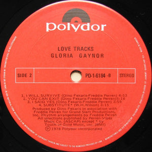 Gloria Gaynor - Love Tracks - 1978