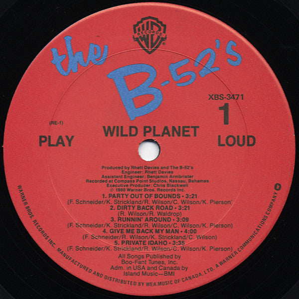 B-52's, The - Wild Planet - 1980