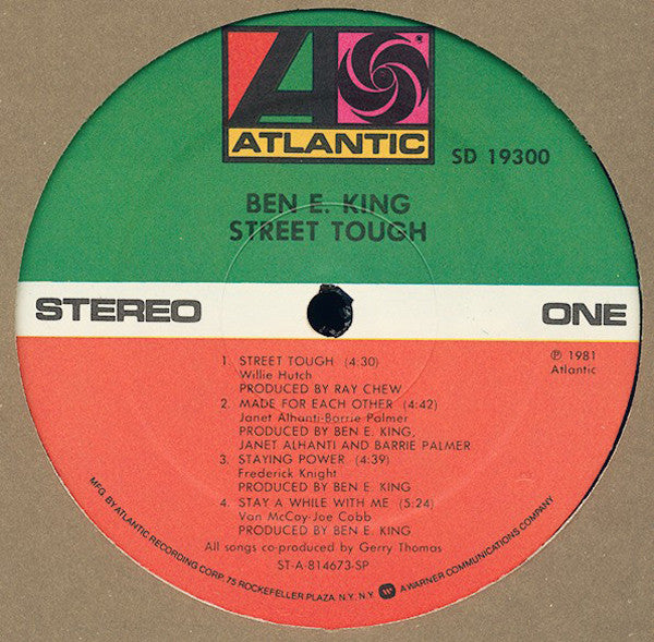 Ben E. King - Street Tough - 1981
