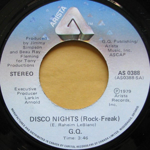 GQ - Disco Nights (Rock-Freak) - 1979