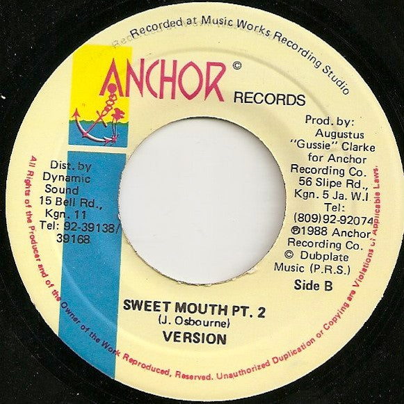 Johnny Osbourne / Lady G - Sweet Mouth - 1988