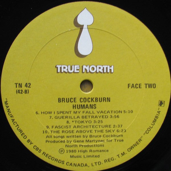 Bruce Cockburn - Humans - 1980