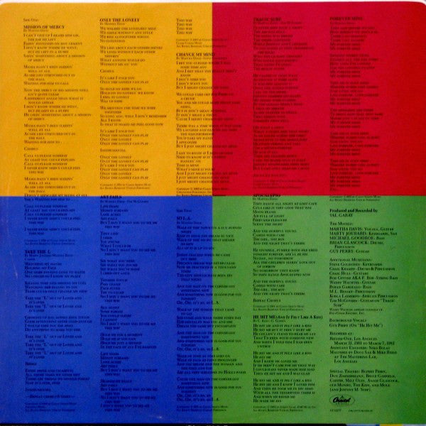 Motels, The - All Four One - 1982