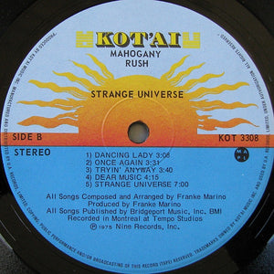 Mahogany Rush - Strange Universe