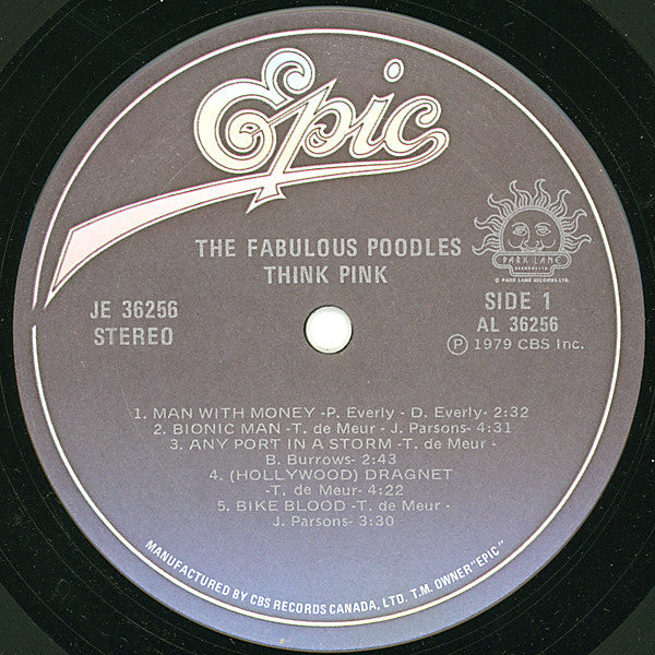 Fabulous Poodles - Think Pink - 1979