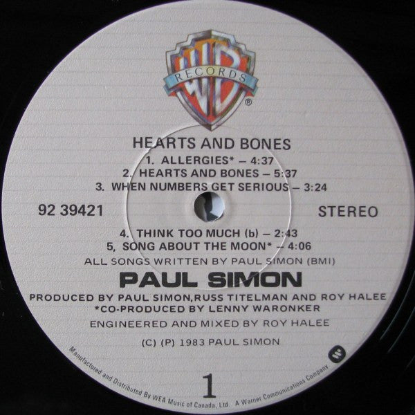 Paul Simon - Hearts And Bones