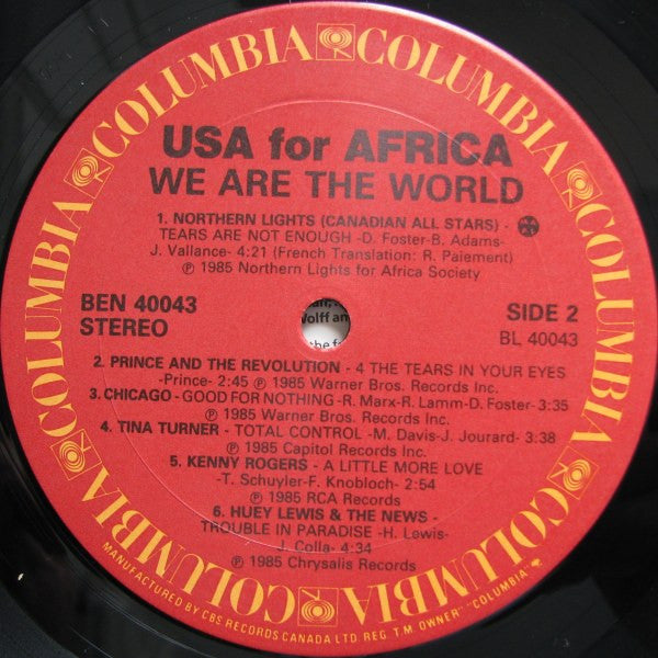 USA For Africa - We Are The World