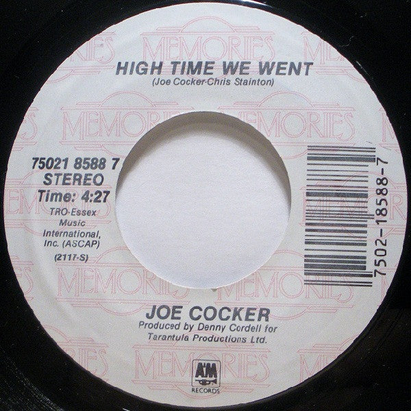 Joe Cocker - You Are So Beautiful / High Time We Went