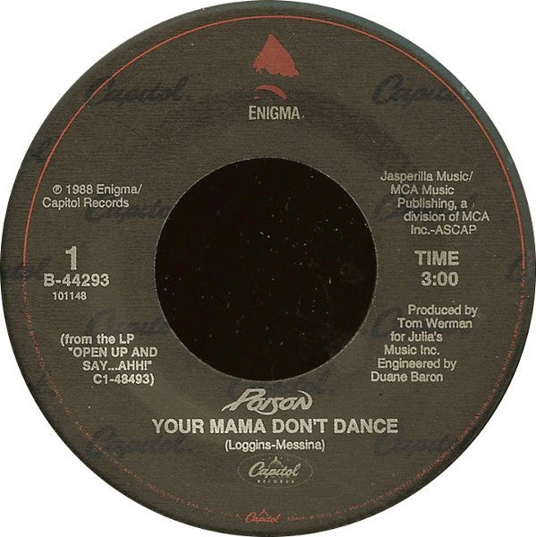 Poison - Your Mama Don't Dance - 1988