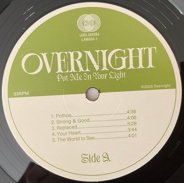 Overnight - Put Me In Your Light - 2025