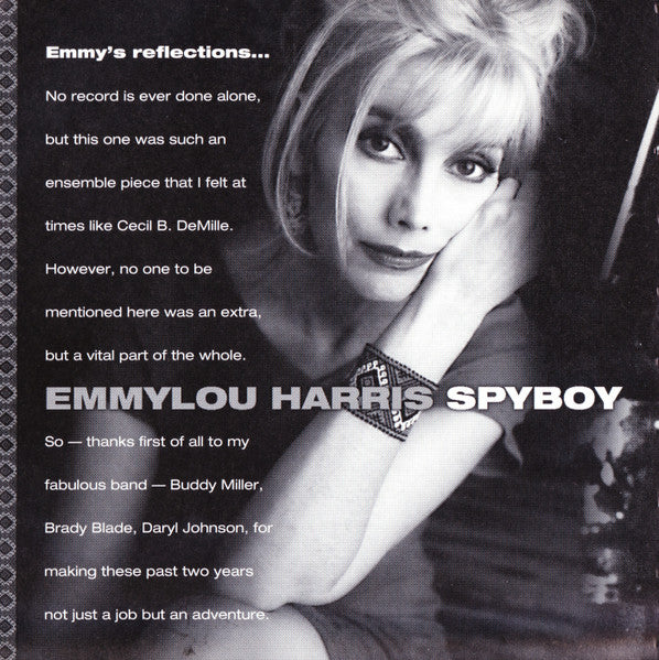 Emmylou Harris - Spyboy (CD) -