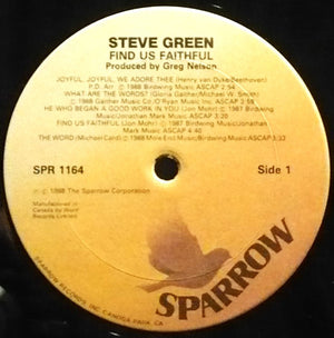 Steve Green - Find Us Faithful - 1988