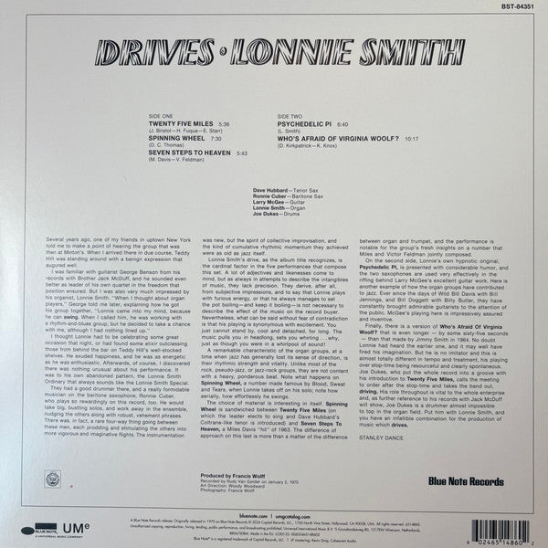 Lonnie Smith - Drives - 2024