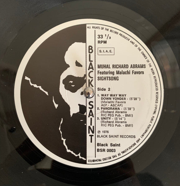 Muhal Richard Abrams Featuring Malachi Favors - Sightsong -