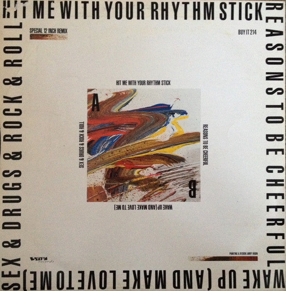 Ian Dury And The Blockheads - Hit Me With Your Rhythm Stick (Paul Hardcastle Remixes) - 1986