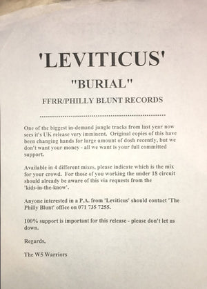 Leviticus - Burial - 1995