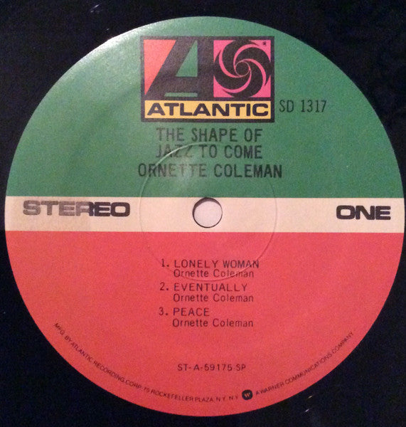 Ornette Coleman - The Shape Of Jazz To Come -