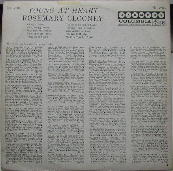 Rosemary Clooney - Young At Heart -
