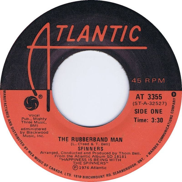 Spinners - The Rubberband Man - 1976