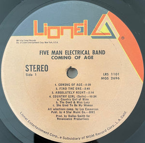 Five Man Electrical Band - Coming Of Age - 1971