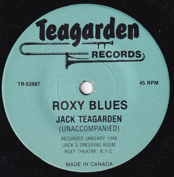 Jack Teagarden - Lover / Roxy Blues -