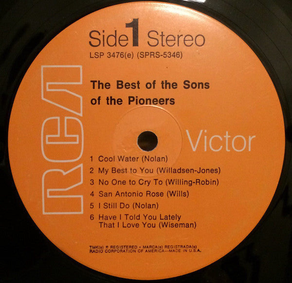 Sons Of The Pioneers, The - The Best Of The Sons Of The Pioneers - 1969