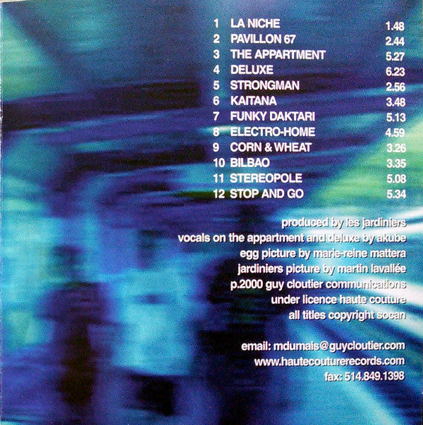 Les Jardiniers - Cafeteria (CD) - 2000