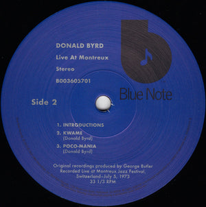 Donald Byrd - Cookin' With Blue Note At Montreux - 2022