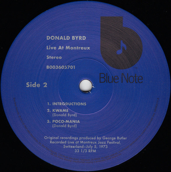Donald Byrd - Cookin' With Blue Note At Montreux - 2022