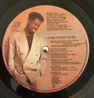 Billy Ocean - Greatest Hits Vinyl Record