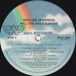 Waylon Jennings - Will The Wolf Survive Vinyl Record