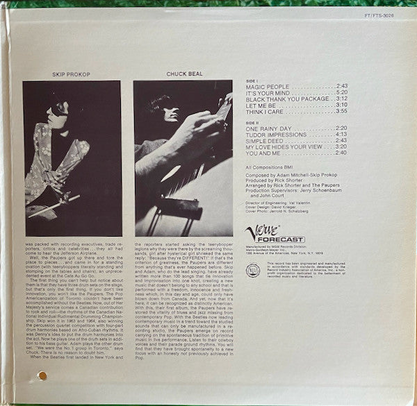 Paupers, The - Magic People - 1967