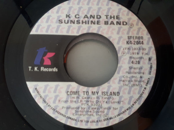 KC & The Sunshine Band - Do You Wanna Go Party / Come To My Island - 1978