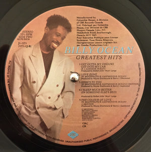 Billy Ocean - Greatest Hits Vinyl Record