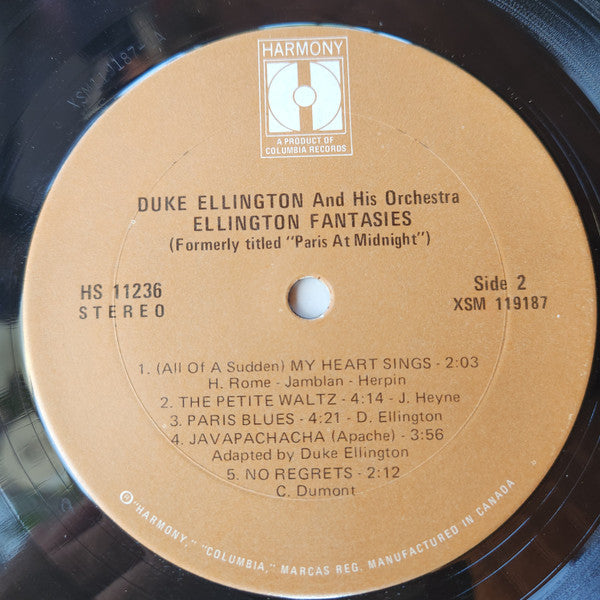 Duke Ellington And His Orchestra - Ellington Fantasies