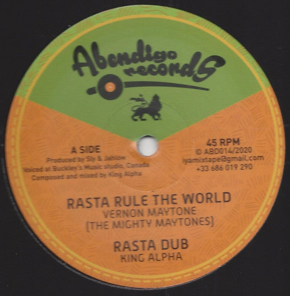Vernon Maytone / Prince Alla - Rasta Rule The World / Faith Can Move Mountain Rmx - 2020