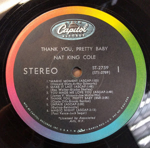 Nat King Cole - Thank You, Pretty Baby - 1967