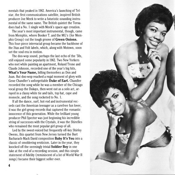 Various - The Rock 'N' Roll Era 1962 (CD) - 1987