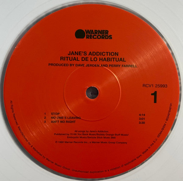 Jane's Addiction - Ritual De Lo Habitual - 2020
