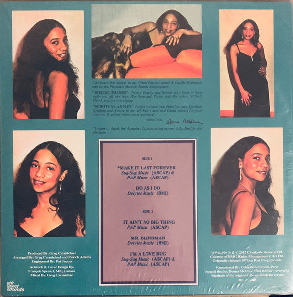Donna McGhee - Make It Last Forever - 2019