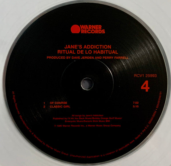 Jane's Addiction - Ritual De Lo Habitual - 2020