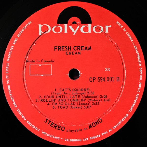 Cream (2) - Fresh Cream