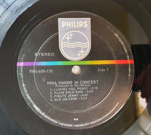 Nina Simone - In Concert Vinyl Record