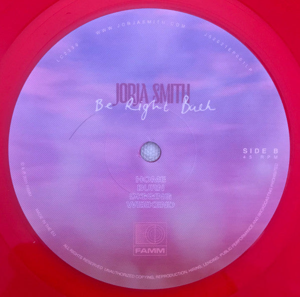 Jorja Smith - Be Right Back Vinyl Record