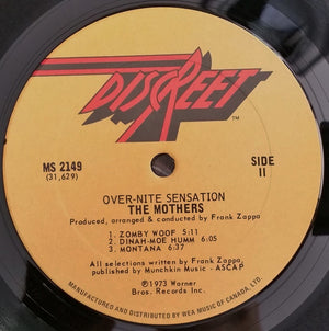 Mothers, The - Over-Nite Sensation - 1973