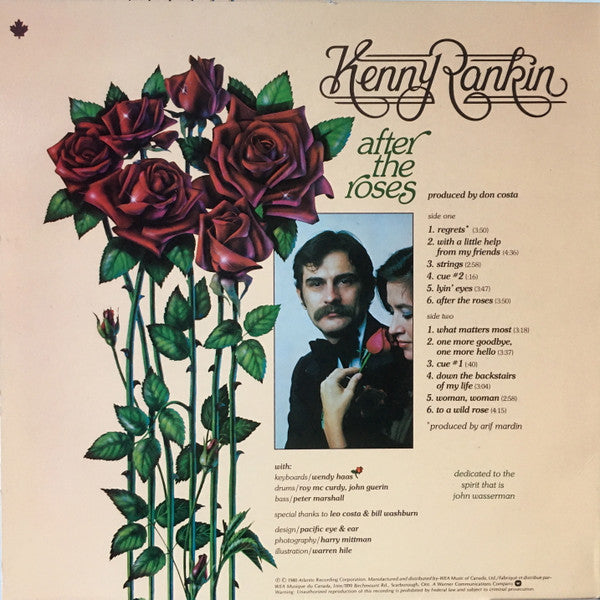 Kenny Rankin - After The Roses Vinyl Record