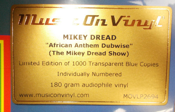 Mikey Dread - African Anthem (The Mikey Dread Show Dubwise) - 2020