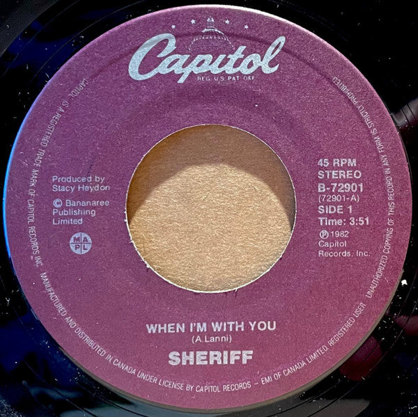 Sheriff (3) - When I'm With You