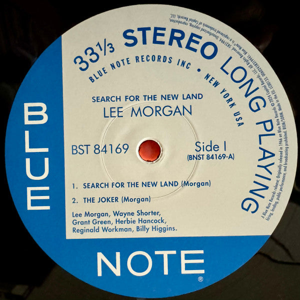 Lee Morgan - Search For The New Land Vinyl Record